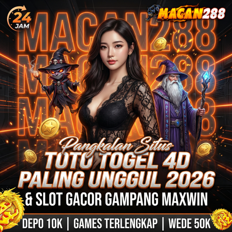 MACAN288 + Pangkalan Situs Toto Togel 4D Paling Unggul Sah 2026 image 1